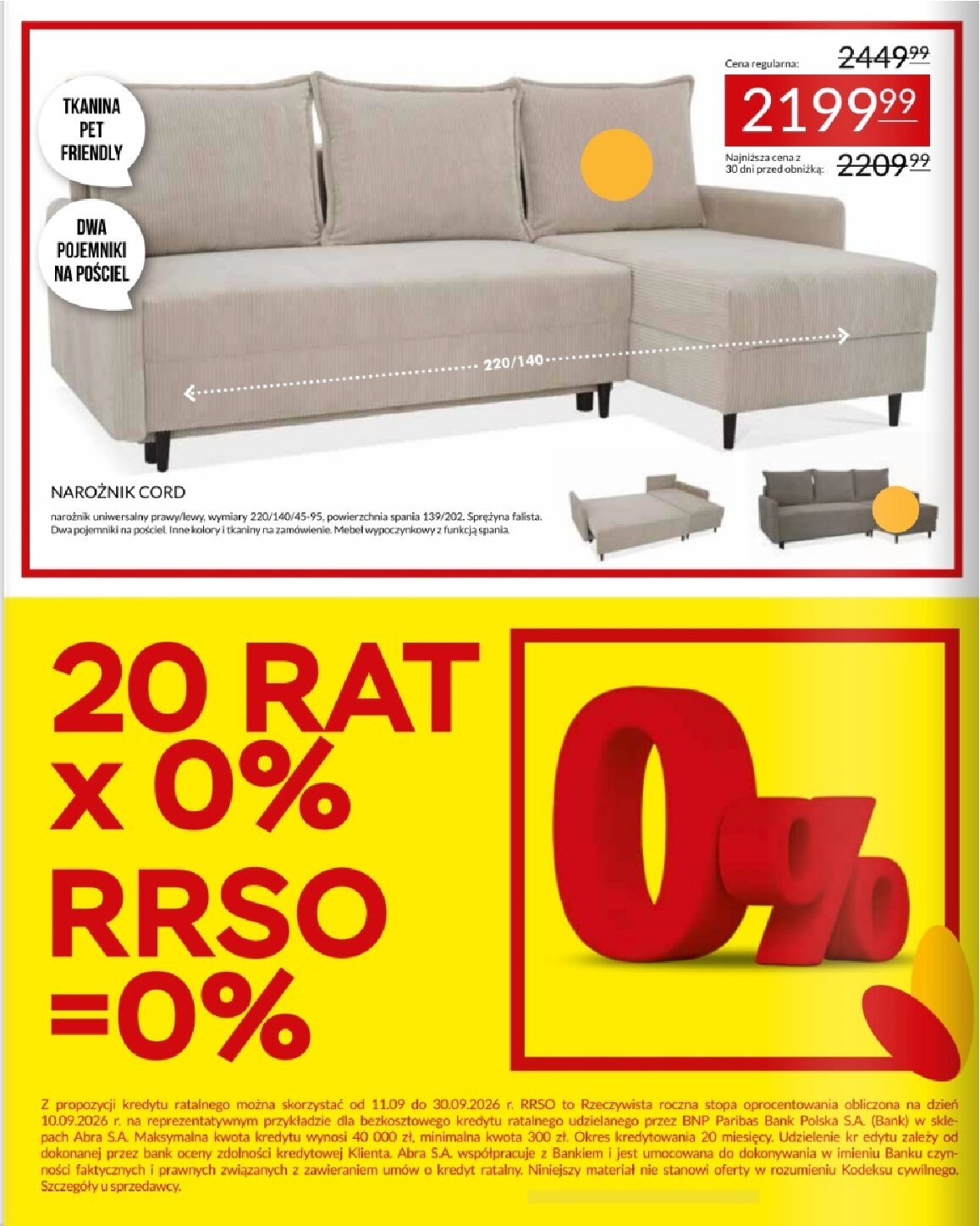 Gazetka Abra-meble 11/09/2026 – 30/09/2026 - gazetki promocyjne str. 16
