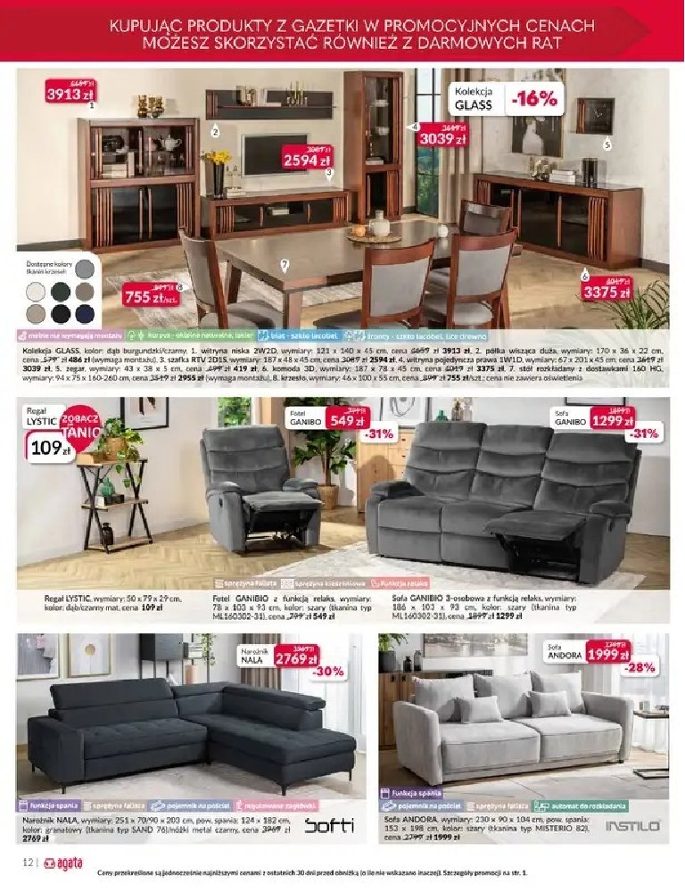 Gazetka Agata-meble 10/08/2026 – 30/08/2026 - gazetki promocyjne str. 12