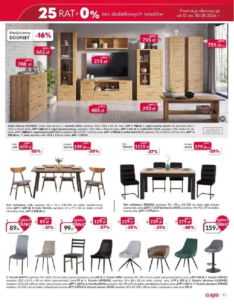 Gazetka Agata-meble 10/08/2026 – 30/08/2026 - gazetki promocyjne str. 13
