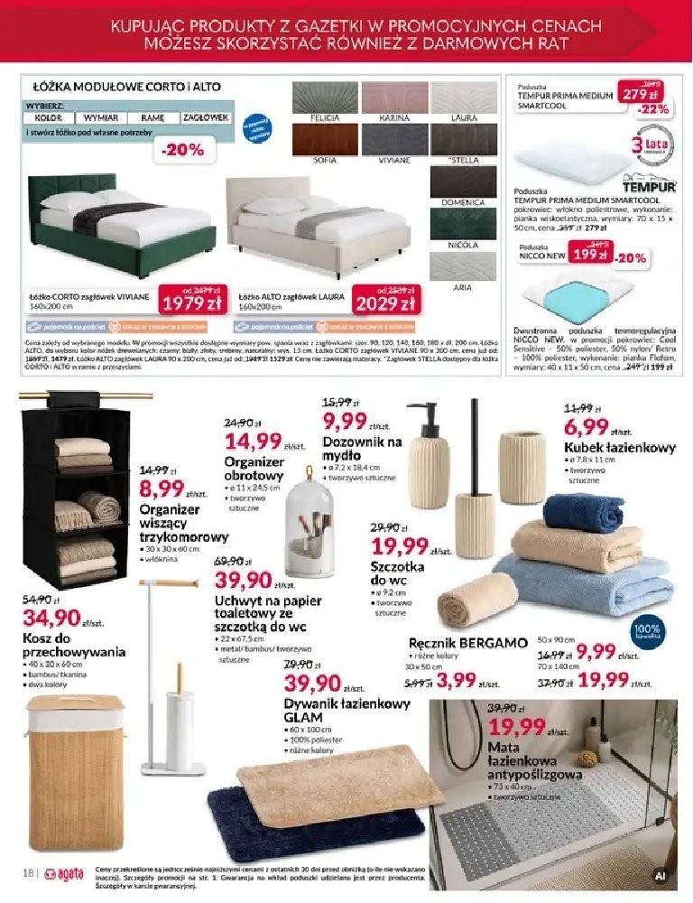 Gazetka Agata-meble 10/08/2026 – 30/08/2026 - gazetki promocyjne str. 18