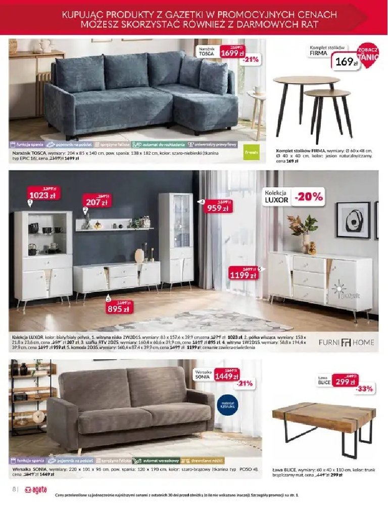 Gazetka Agata-meble 10/08/2026 – 30/08/2026 - gazetki promocyjne str. 8