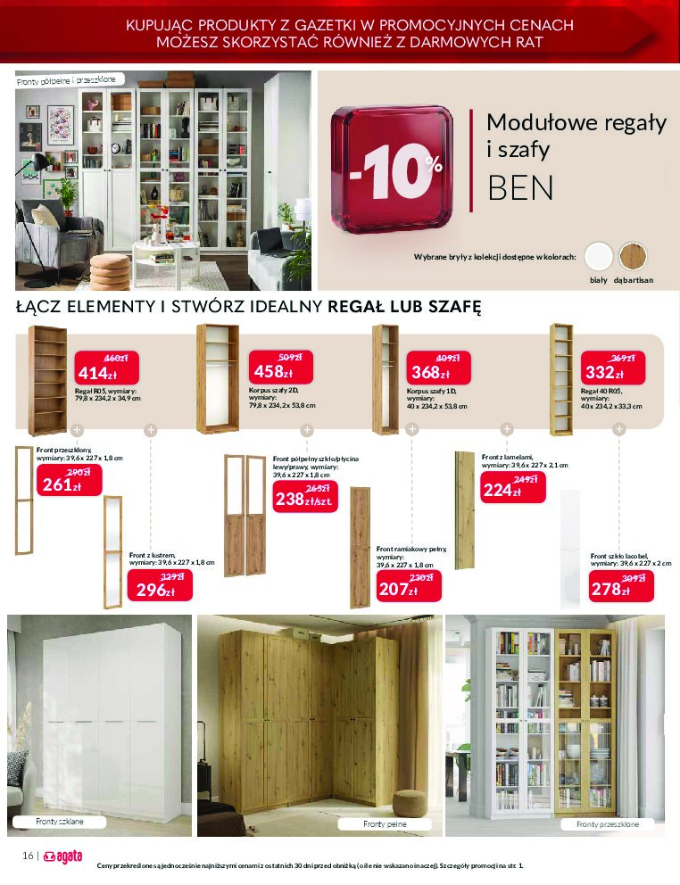 Gazetka Agata-meble 22/09/2026 – 10/10/2026 - gazetki promocyjne str. 16