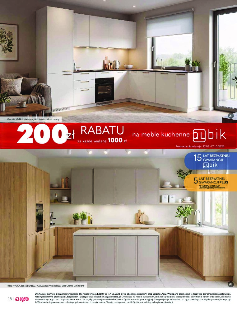 Gazetka Agata-meble 22/09/2026 – 10/10/2026 - gazetki promocyjne str. 18