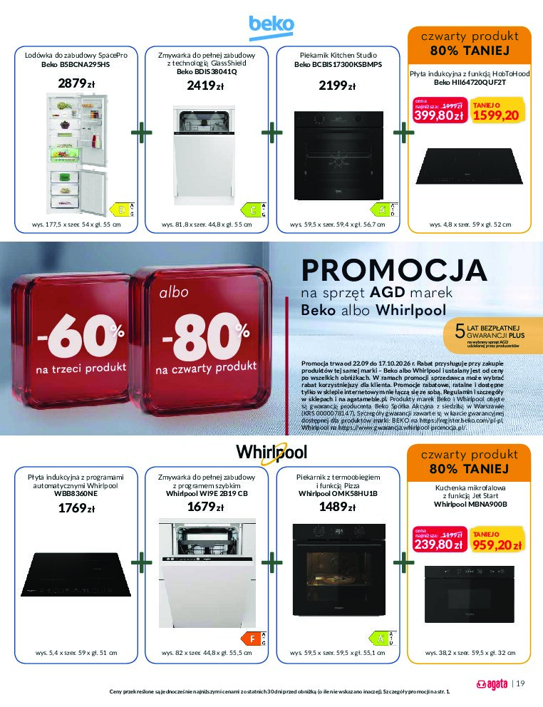 Gazetka Agata-meble 22/09/2026 – 10/10/2026 - gazetki promocyjne str. 19