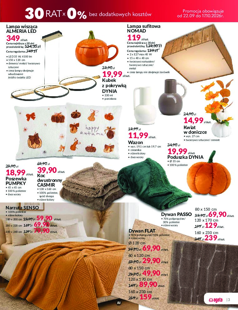 Gazetka Agata-meble 22/09/2026 – 10/10/2026 - gazetki promocyjne str. 3
