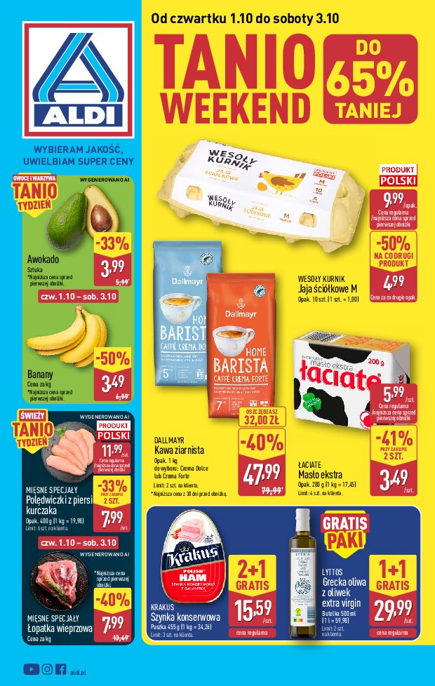 Gazetka Aldi 01/10/2026 – 03/10/2026
