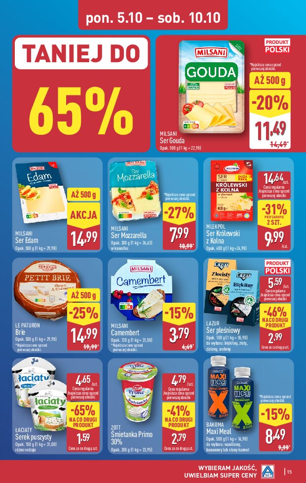 Gazetka Aldi 05/10/2026 – 10/10/2026 - gazetki promocyjne str. 15