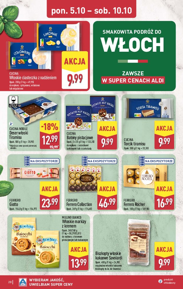 Gazetka Aldi 05/10/2026 – 10/10/2026 - gazetki promocyjne str. 20