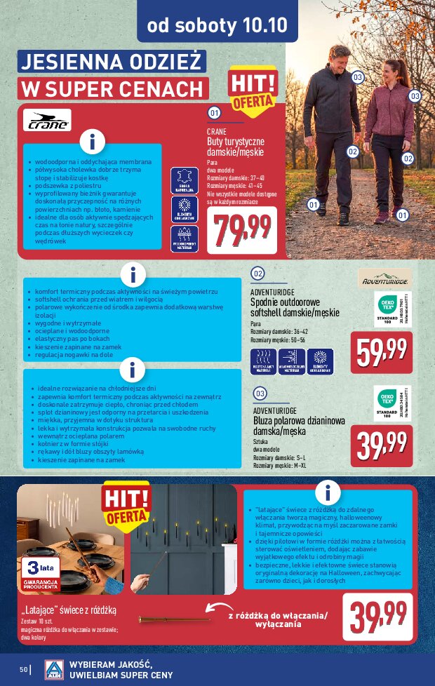 Gazetka Aldi 05/10/2026 – 10/10/2026 - gazetki promocyjne str. 50