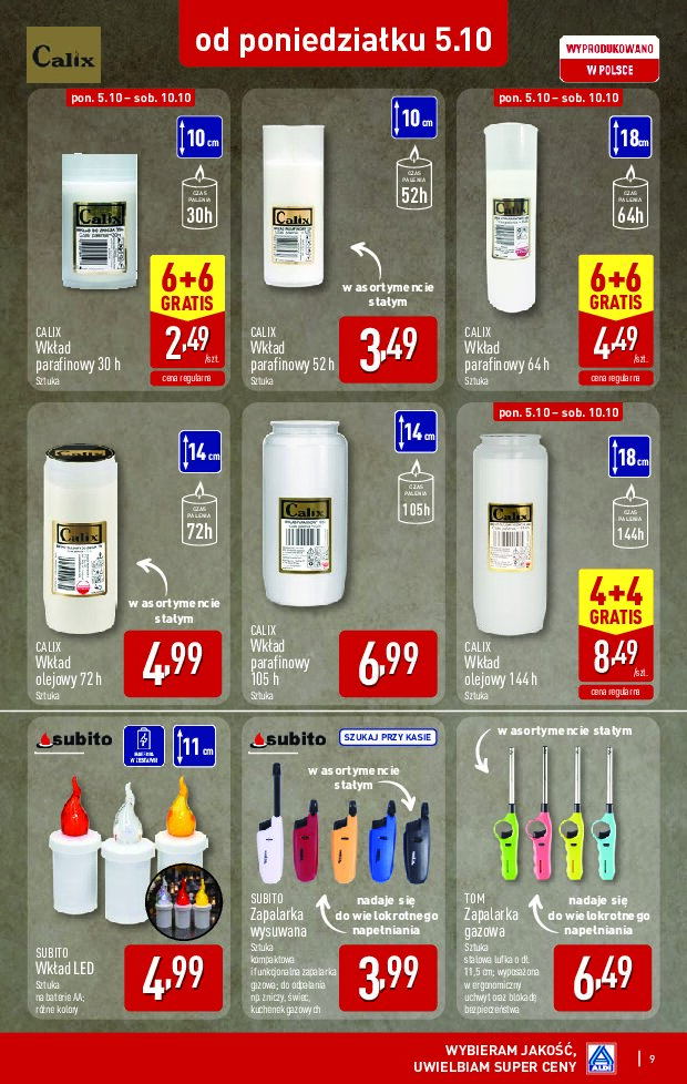 Gazetka Aldi 05/10/2026 – 10/10/2026 - gazetki promocyjne str. 9
