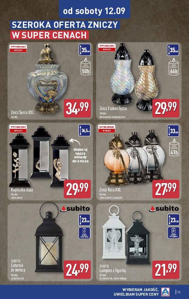 Gazetka Aldi 09/09/2026 – 15/09/2026 - gazetki promocyjne str. 13