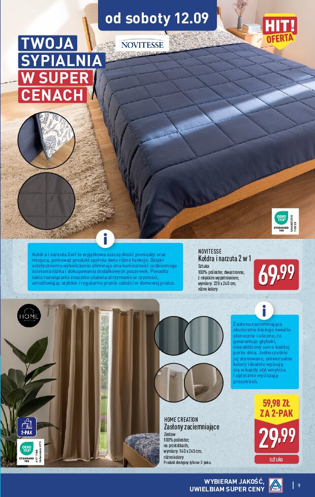 Gazetka Aldi 09/09/2026 – 15/09/2026 - gazetki promocyjne str. 9