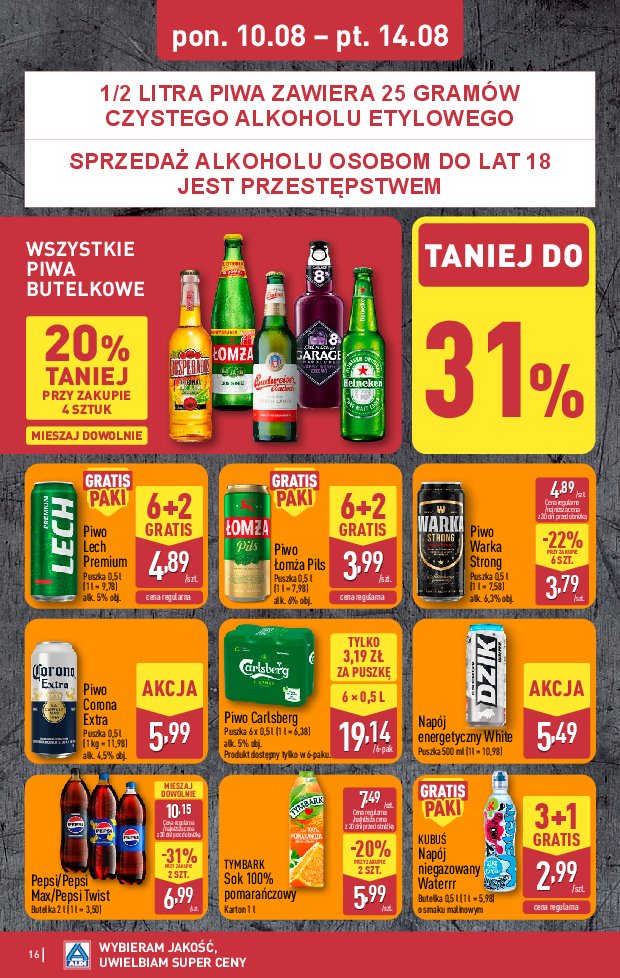 Gazetka Aldi 10/08/2026 – 14/08/2026 - strona 16