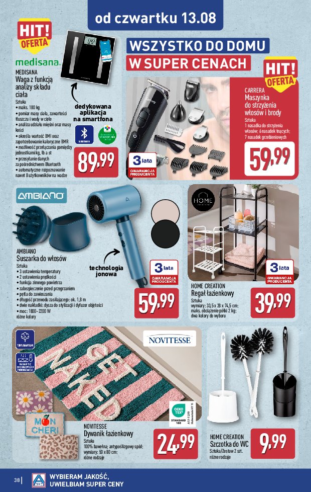 Gazetka Aldi 10/08/2026 – 14/08/2026 - strona 38