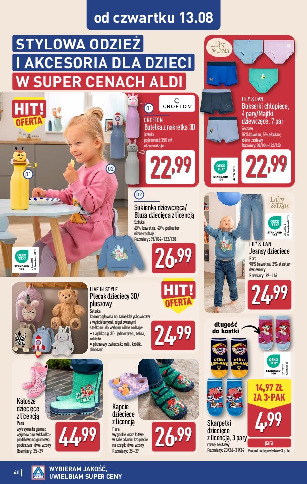 Gazetka Aldi 10/08/2026 – 14/08/2026 - strona 40