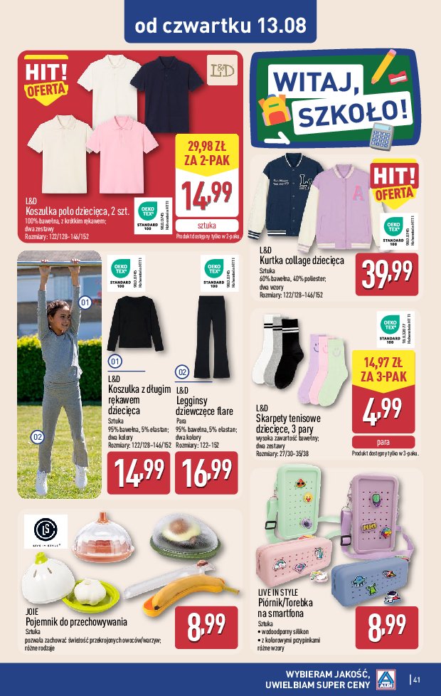 Gazetka Aldi 10/08/2026 – 14/08/2026 - strona 41