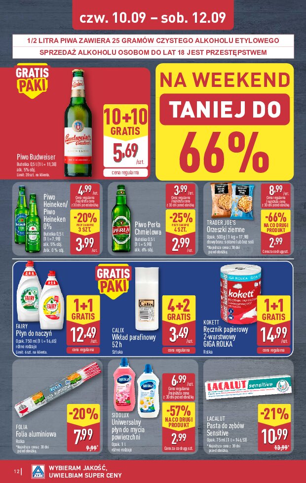 Gazetka Aldi 10/09/2026 – 12/09/2026 - gazetki promocyjne str. 12