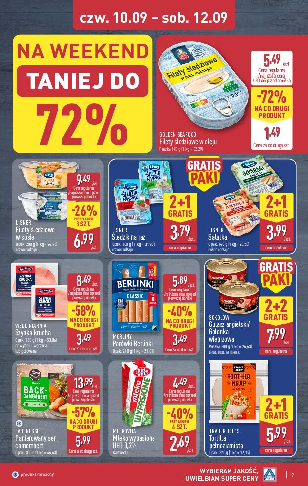 Gazetka Aldi 10/09/2026 – 12/09/2026 - gazetki promocyjne str. 9