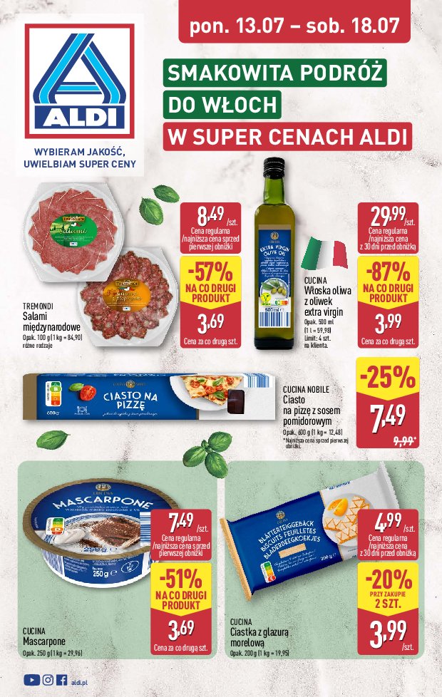 Gazetka Aldi 13/07/2026 – 18/07/2026