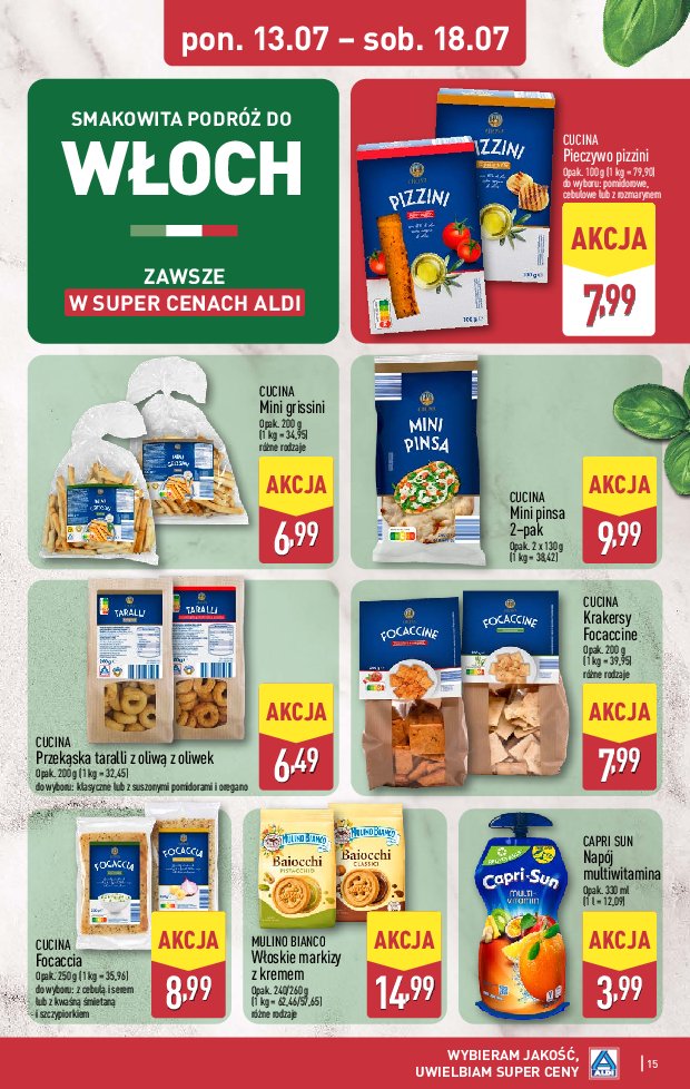Gazetka Aldi 13/07/2026 – 18/07/2026 - strona 15