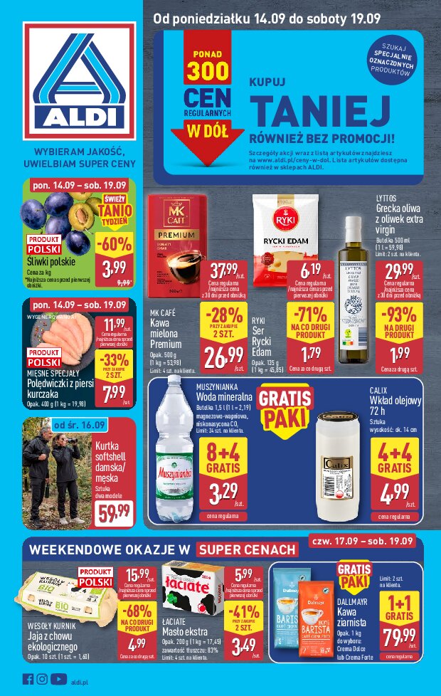 Gazetka Aldi 14/09/2026 – 19/09/2026 - gazetki promocyjne str. 1