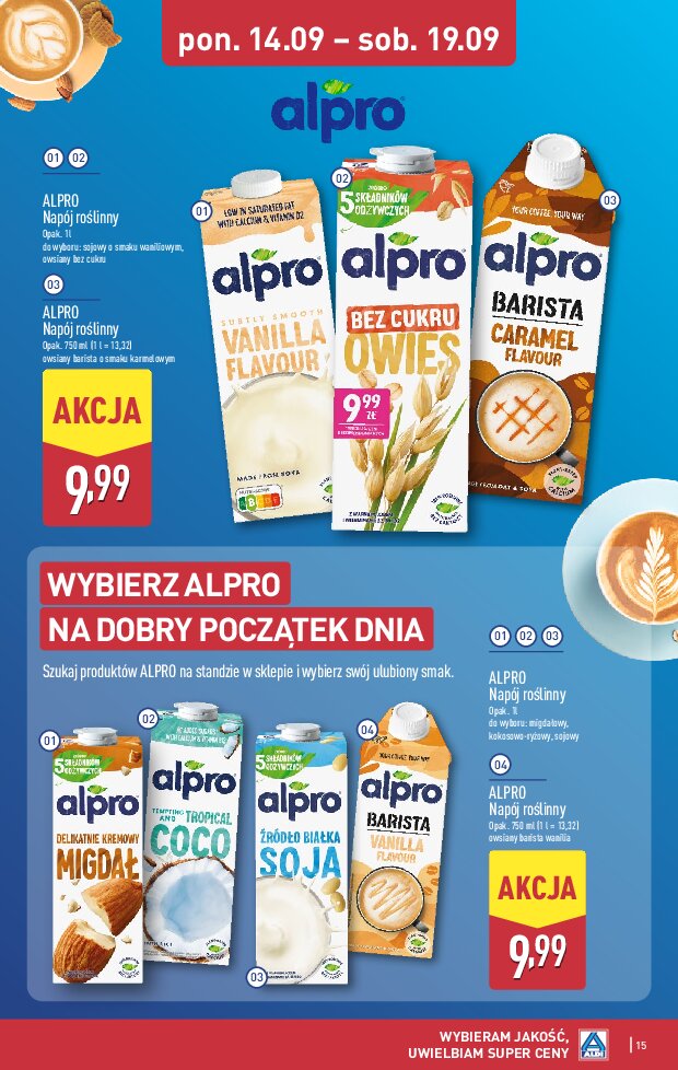 Gazetka Aldi 14/09/2026 – 19/09/2026 - gazetki promocyjne str. 15