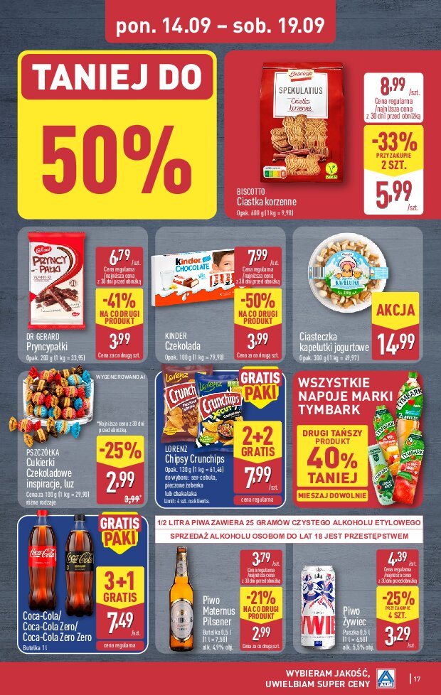 Gazetka Aldi 14/09/2026 – 19/09/2026 - gazetki promocyjne str. 17