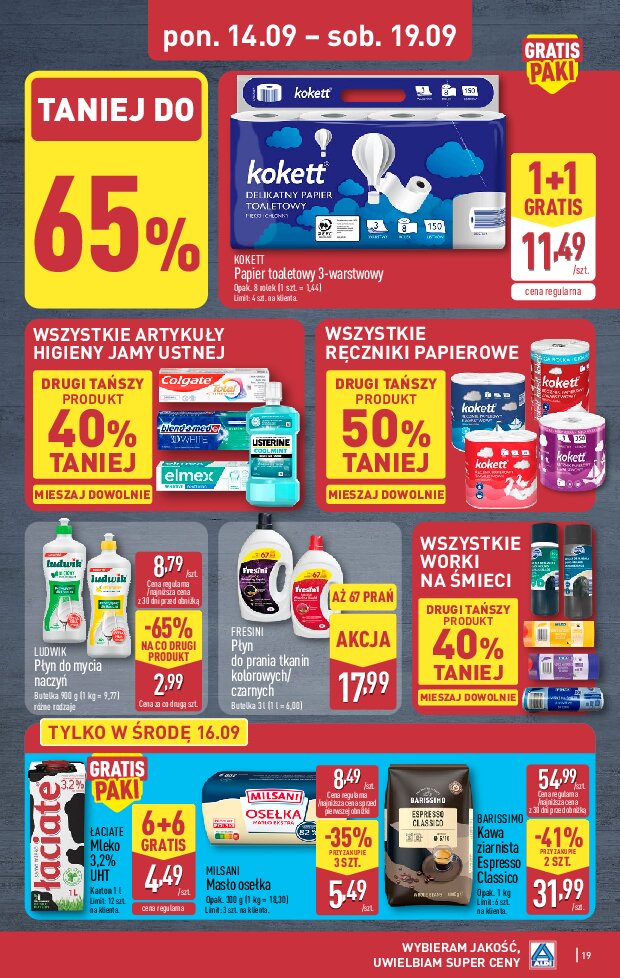 Gazetka Aldi 14/09/2026 – 19/09/2026 - gazetki promocyjne str. 19