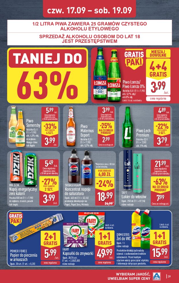Gazetka Aldi 14/09/2026 – 19/09/2026 - gazetki promocyjne str. 39