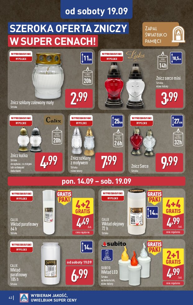 Gazetka Aldi 14/09/2026 – 19/09/2026 - gazetki promocyjne str. 42