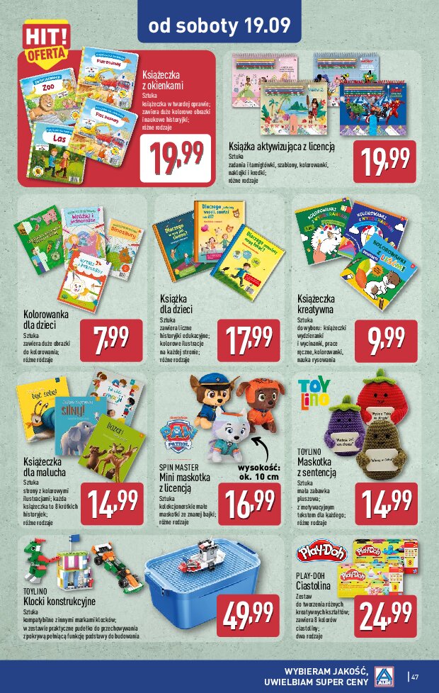 Gazetka Aldi 14/09/2026 – 19/09/2026 - gazetki promocyjne str. 47