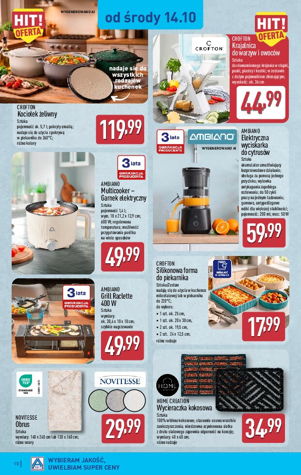 Gazetka Aldi 14/10/2026 – 20/10/2026 - gazetki promocyjne str. 10
