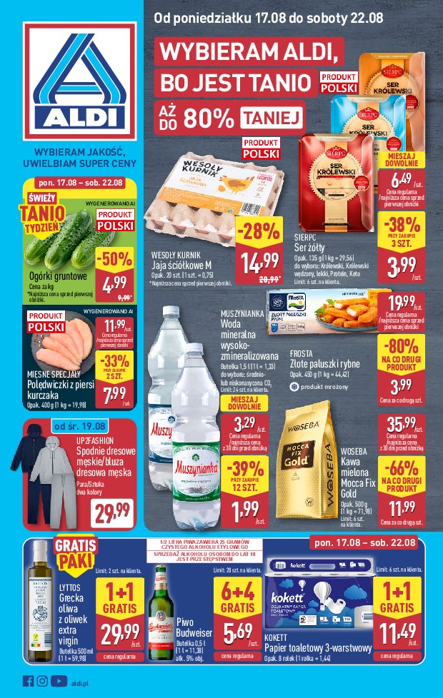 Gazetka Aldi 17/08/2026 – 22/08/2026