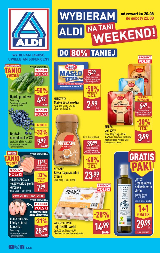Gazetka Aldi 20/08/2026 – 22/08/2026