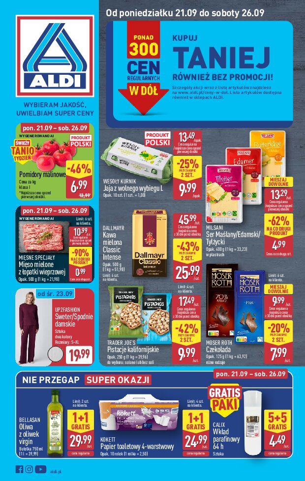 Gazetka Aldi 21/09/2026 – 26/09/2026 - gazetki promocyjne str. 1