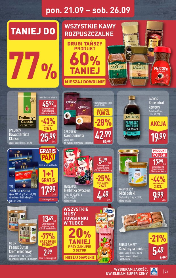 Gazetka Aldi 21/09/2026 – 26/09/2026 - gazetki promocyjne str. 23