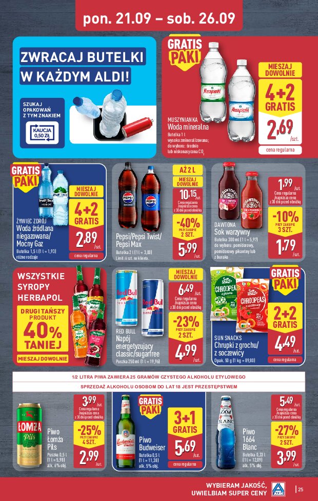Gazetka Aldi 21/09/2026 – 26/09/2026 - gazetki promocyjne str. 25