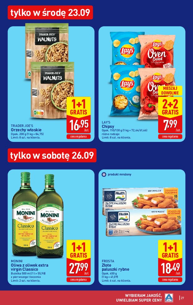 Gazetka Aldi 21/09/2026 – 26/09/2026 - gazetki promocyjne str. 27