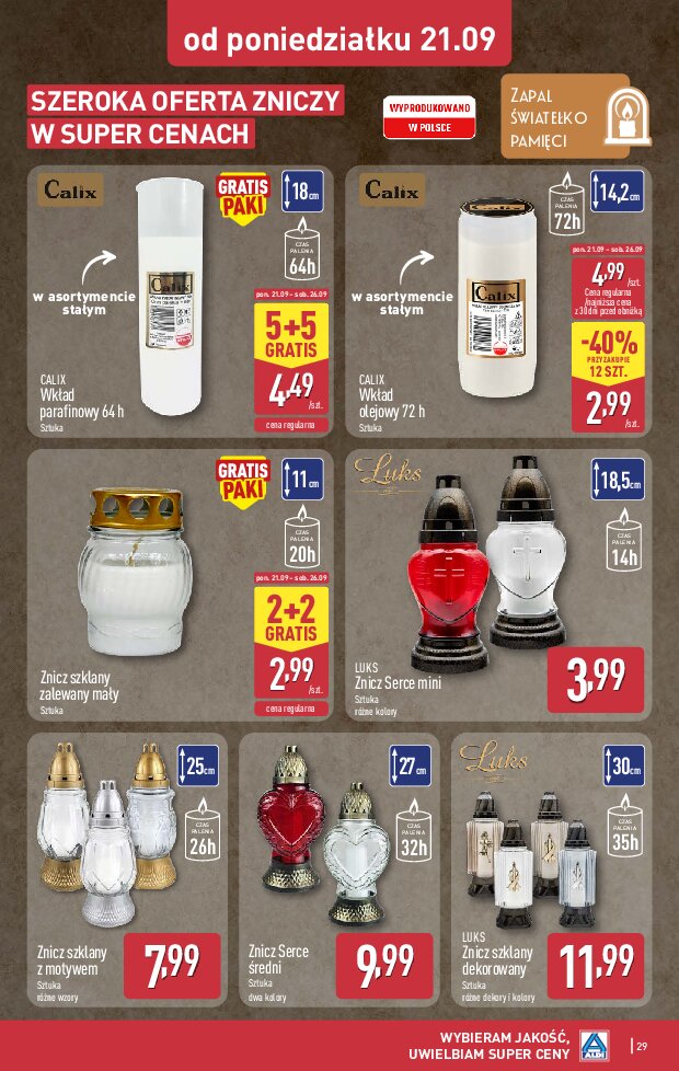 Gazetka Aldi 21/09/2026 – 26/09/2026 - gazetki promocyjne str. 29