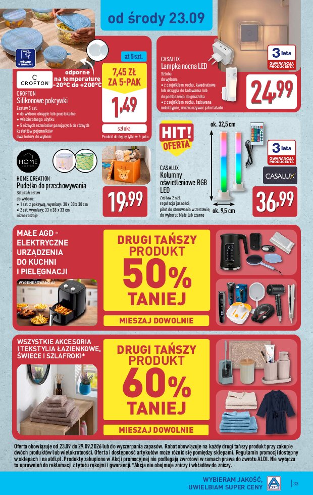 Gazetka Aldi 21/09/2026 – 26/09/2026 - gazetki promocyjne str. 33