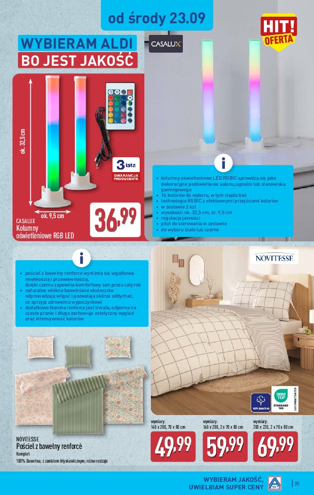 Gazetka Aldi 21/09/2026 – 26/09/2026 - gazetki promocyjne str. 35