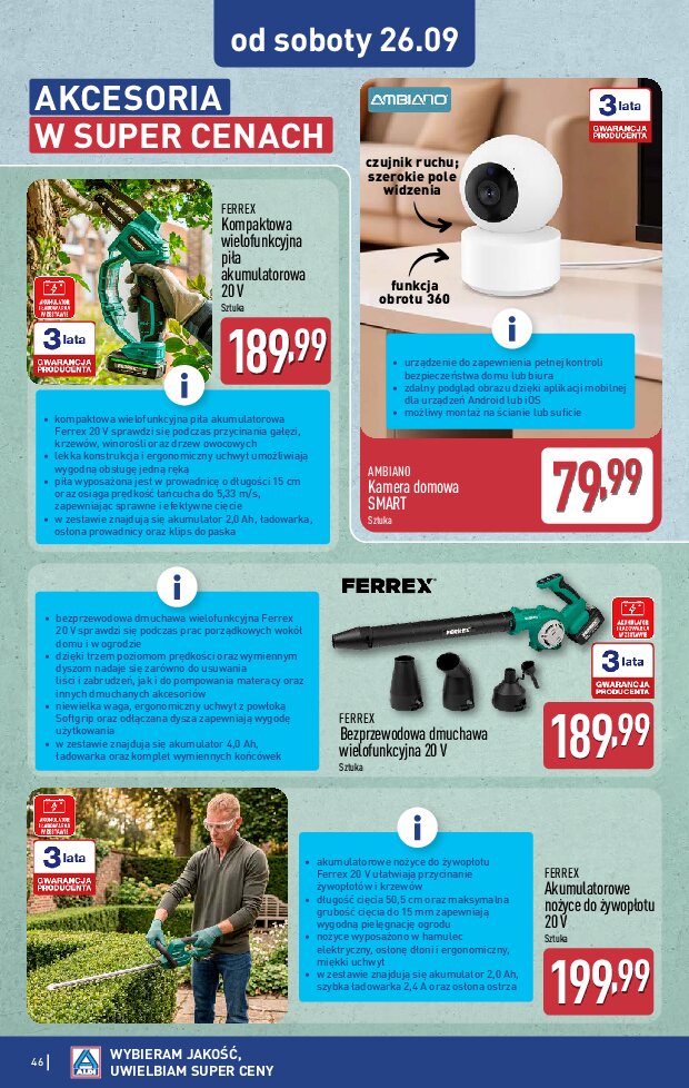 Gazetka Aldi 21/09/2026 – 26/09/2026 - gazetki promocyjne str. 46