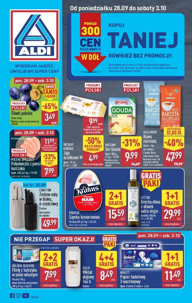Gazetka Aldi 28/09/2026 – 03/10/2026 - gazetki promocyjne str. 1