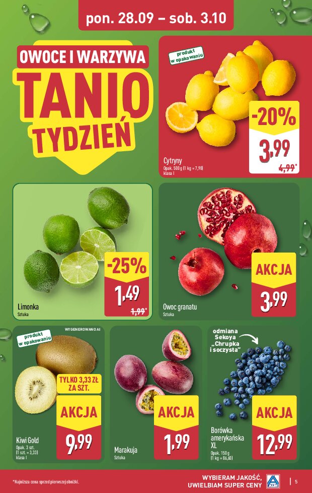 Gazetki promocyjne – owoce - gazetki promocyjne str. 25