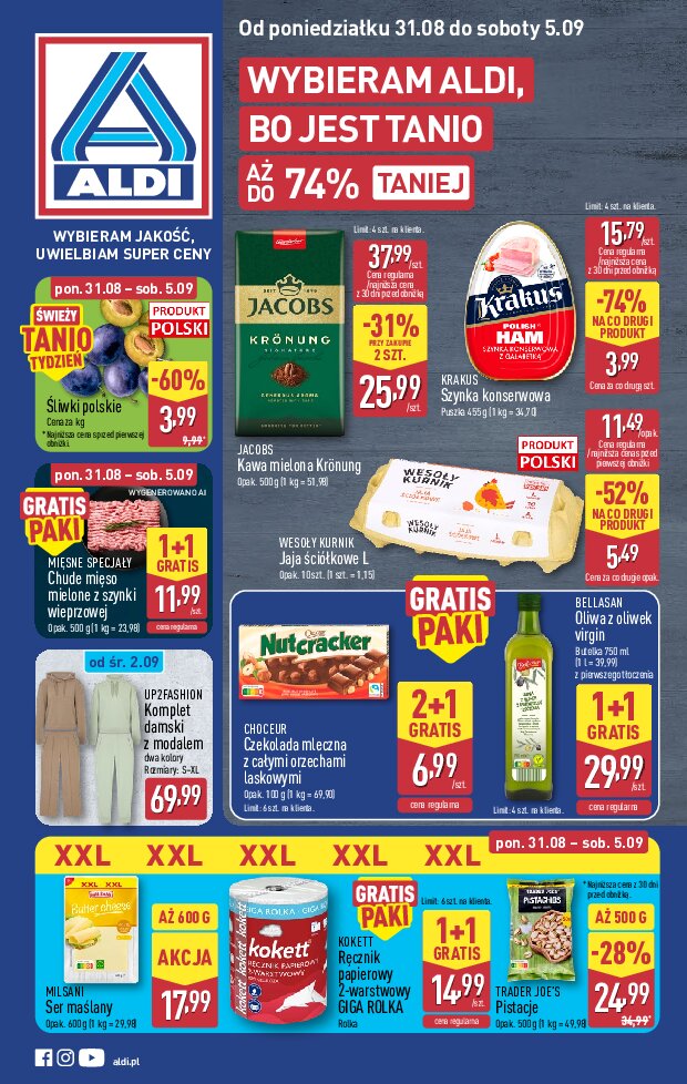 Gazetka Aldi 31/08/2026 – 05/09/2026