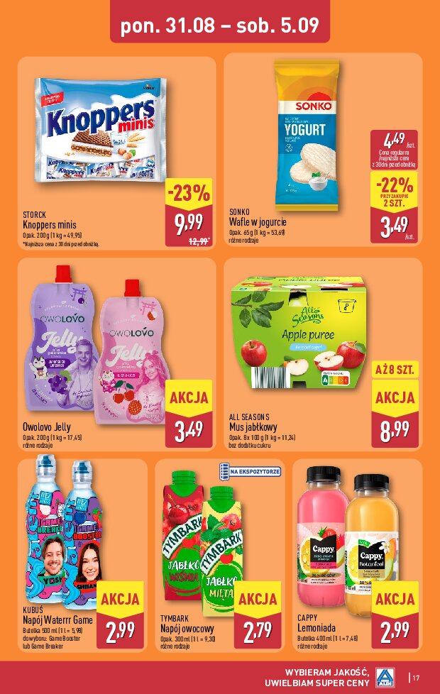 Gazetka Aldi 31/08/2026 – 05/09/2026 - gazetki promocyjne str. 17