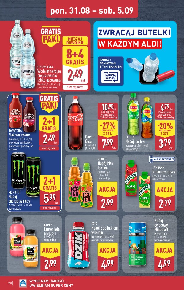 Gazetka Aldi 31/08/2026 – 05/09/2026 - gazetki promocyjne str. 20