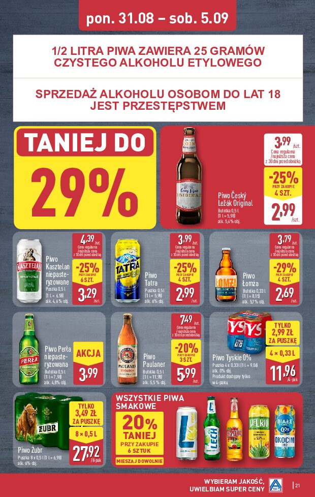 Gazetka Aldi 31/08/2026 – 05/09/2026 - gazetki promocyjne str. 21