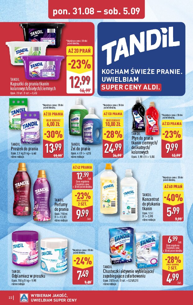 Gazetka Aldi 31/08/2026 – 05/09/2026 - gazetki promocyjne str. 22