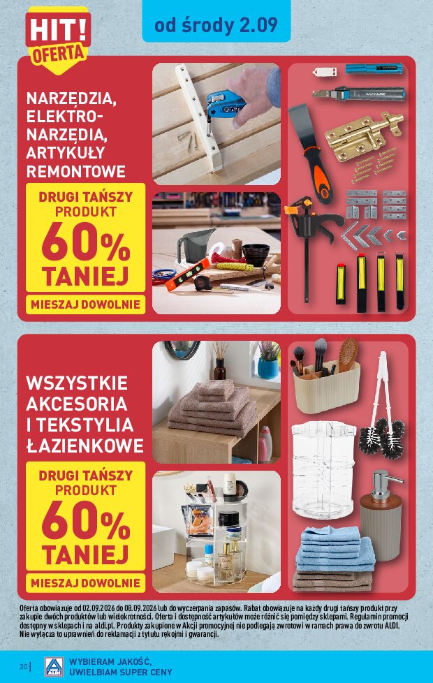 Gazetka Aldi 31/08/2026 – 05/09/2026 - gazetki promocyjne str. 30